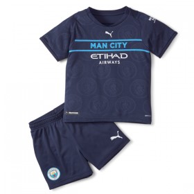 Divisa di Calcio Manchester City Bambino Terza 2021/2022